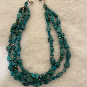 3 Strand Turquoise Necklace